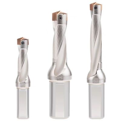 ราคาดี 3D Indexable Tungsten Carbide Bits Cnc Deep Hole Drilling Steel Spiral Flute การเจาะลึกของเหล็ก ออนไลน์