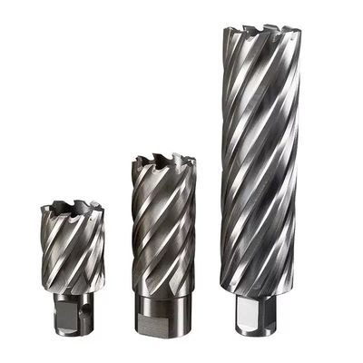 ราคาดี OEM 100mm HSS รูปตัดแหวน 19.05mm Shank เครื่องตัดเจาะแม่เหล็กสําหรับหลุมลึก ออนไลน์