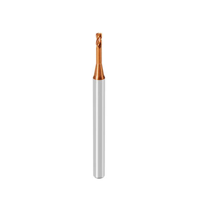ราคาดี HRC55 1 มิลลิเมตร Solid Carbide End Mill 2 กลอง คอยาว กลองสั้น Square End Mill ออนไลน์