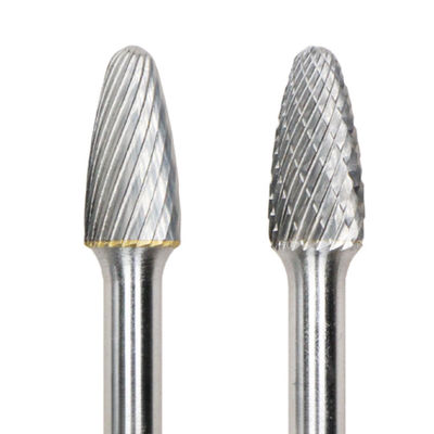 ราคาดี SF รูปแบบต้นไม้ Radius ปลายตัดเดียว Tungsten Carbide Burr ด้วยกิ่ง 6 มม ออนไลน์