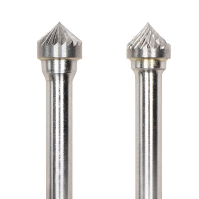90 ° Countersink SK คาร์ไบด์ Burr ตัดเดียว Die Grinder Bit 10 มม * 5 มม บน 6 มม