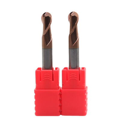 ราคาดี 3 มม Dia R1.5 * 3 * 6 * 3 * 50 2Flutes TiAISiN คาร์ไบดลูกบอลจมูกปลาย Mill สําหรับก๊าบอนสแตนเลสสแตนเลสเหล็กเหล็กเหล็ก ออนไลน์