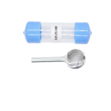 ราคาดี รูปแบบ D-Ball 25mm ตัด Dia Carbide Burrs ด้วย 8mm Shank Dia Double Cut Carbide Rotary Burr ออนไลน์