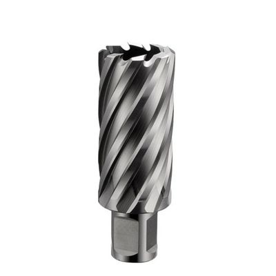 คุณภาพ 25mm X 50mm HSS เครื่องตัดแหวน - 3/4 "(19.05 มม) Weldon Shank Mag Drill Bit Hollow Drill โรงงาน